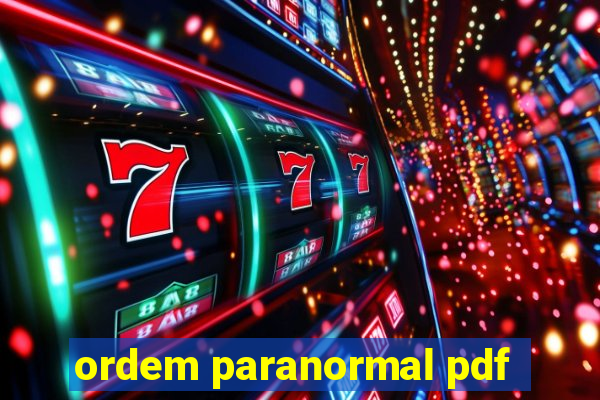 ordem paranormal pdf